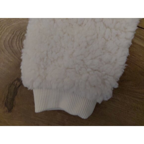 First Impressions Baby Girl Embroidered Faux Sherpa Jacket 12 Months Off White - Picture 4 of 7